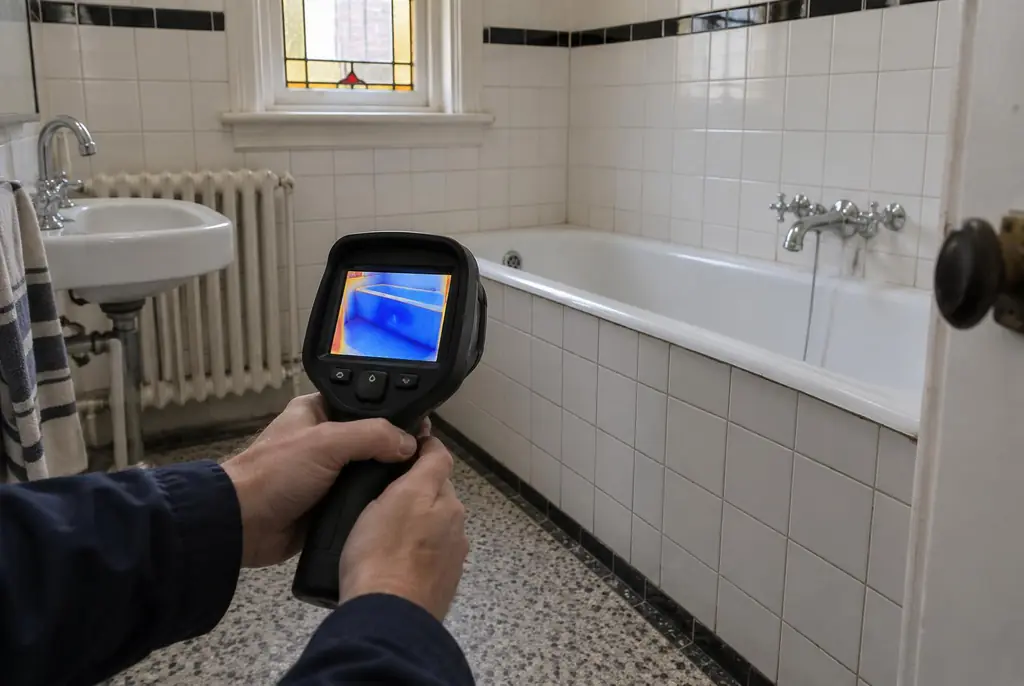 Lekdetectie Hattem – onderzoek in een badkamer van een oudere woning